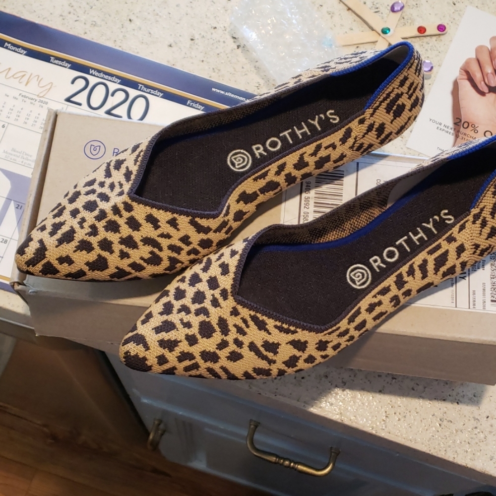 Rothy point toe flats
